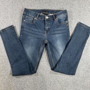 Silver Jeans Co Amy Womens Jeans Size 14 Skinny Stretch‎ Blue Denim 27x27